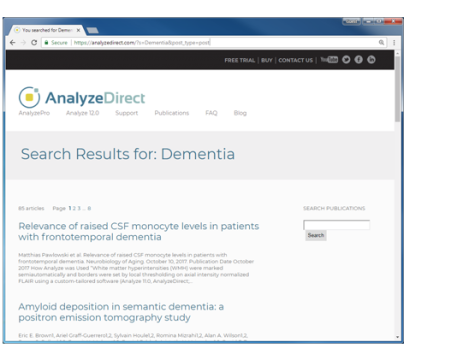 AnalyzeDirect : 3D Medical Image Analysis Software for Research